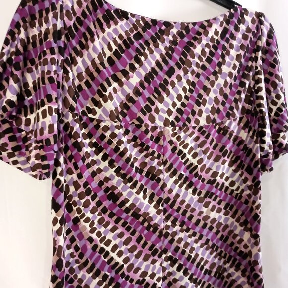 Suzi Chin for Maggie Boutique Purple Sheath Dress Women’s Size 6 Career Party - Picture 6 of 6